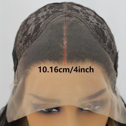 13*4 Inch Highlight Purple Lace Front Wig for Women