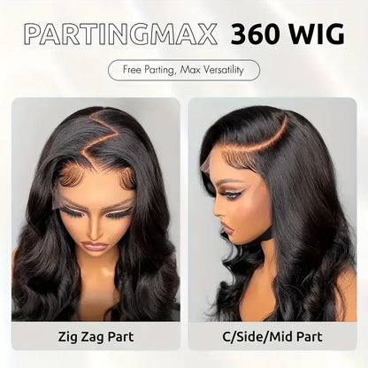 360 Full Lace Front Synthetic Wig - 250% Density Straight