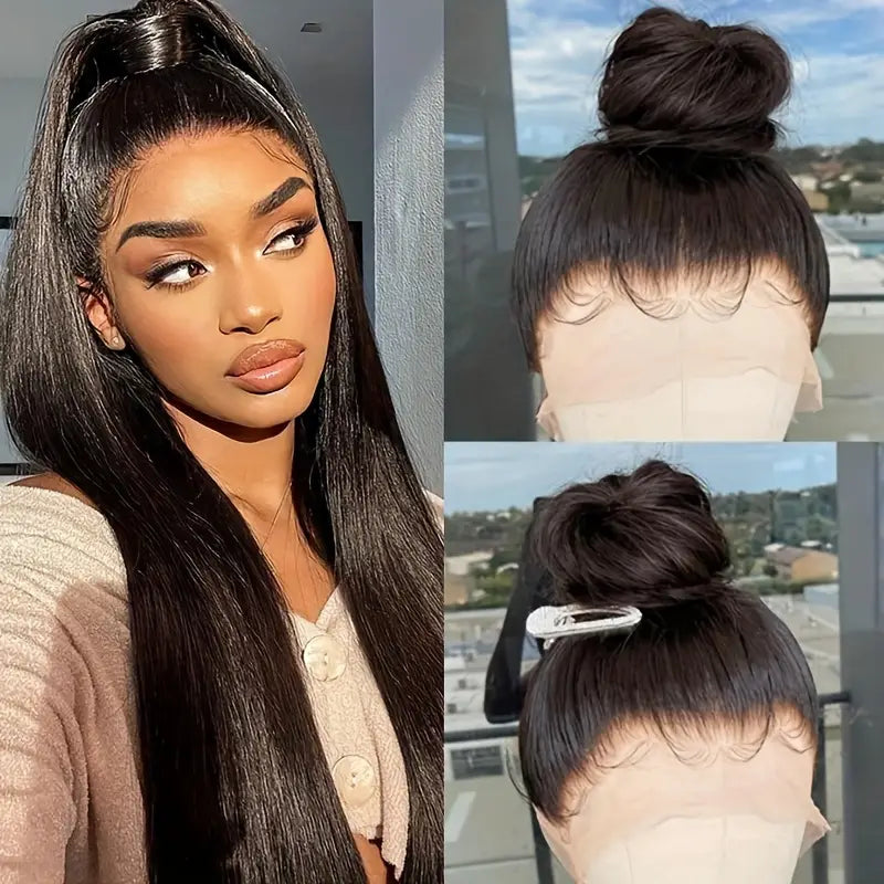 360 Full Lace Front Synthetic Wig - 250% Density Straight