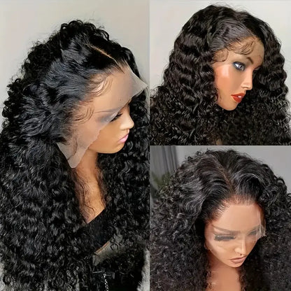 360 Full Lace Wig synthetic Hair Deep Wave Lace Front Wigs