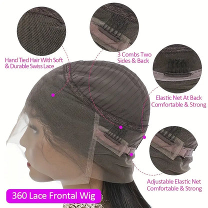 360° Synthetic Lace Front Wig