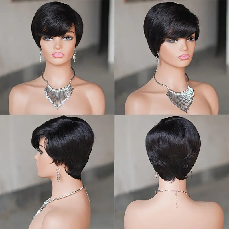 6-Inch Synthetic Pixie Cut Wig