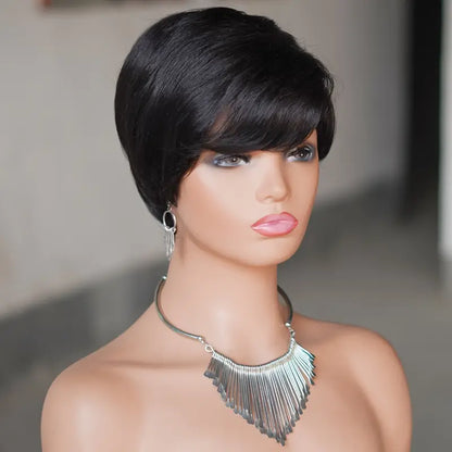 6-Inch Synthetic Pixie Cut Wig