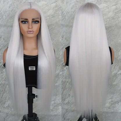 613 Light Blonde Synthetic Lace Front Wig - Long & Straight