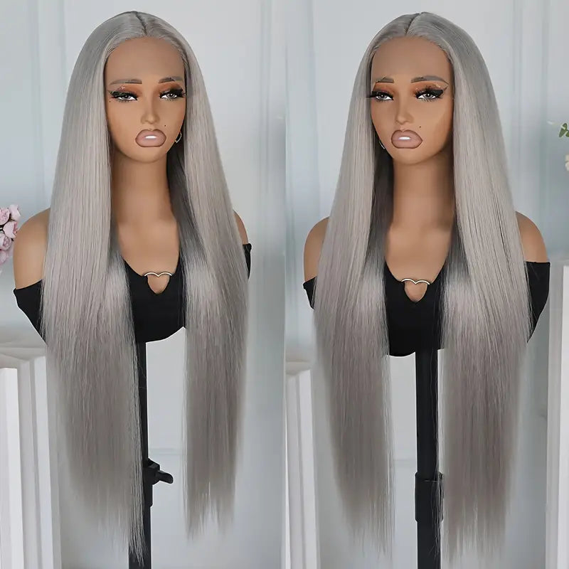 613 Light Blonde Synthetic Lace Front Wig - Long & Straight