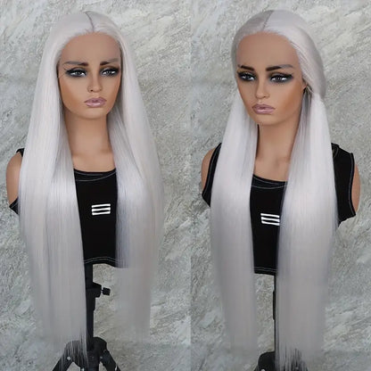 613 Light Blonde Synthetic Lace Front Wig - Long & Straight