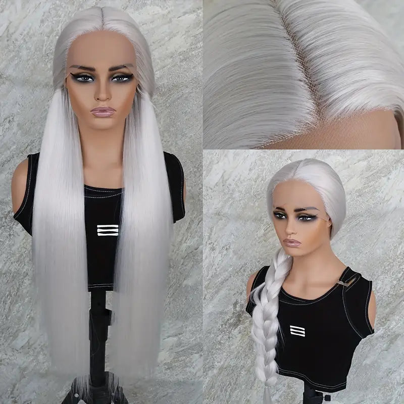 613 Light Blonde Synthetic Lace Front Wig - Long & Straight