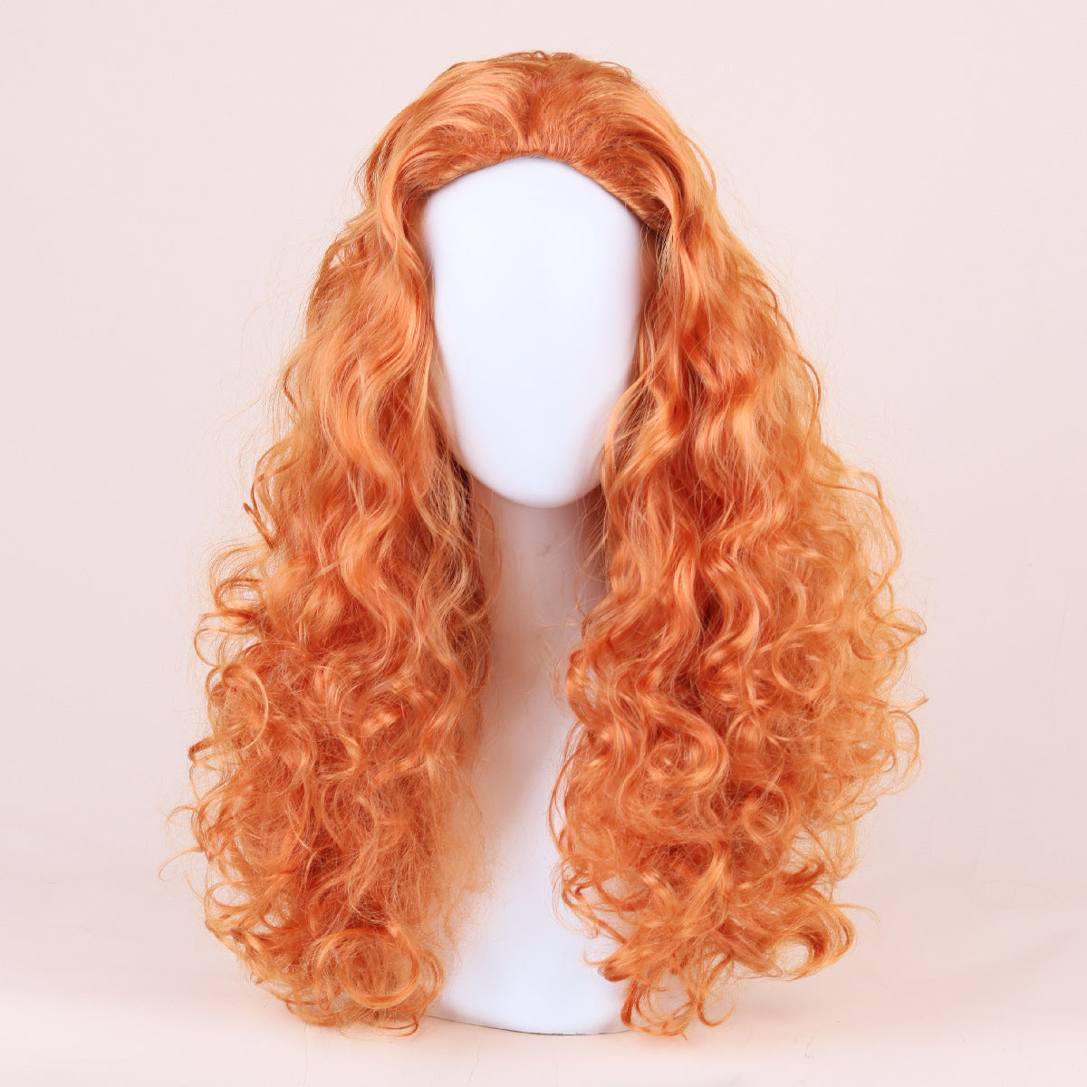 Brave Princess Merida Cosplay Long Curly Wig