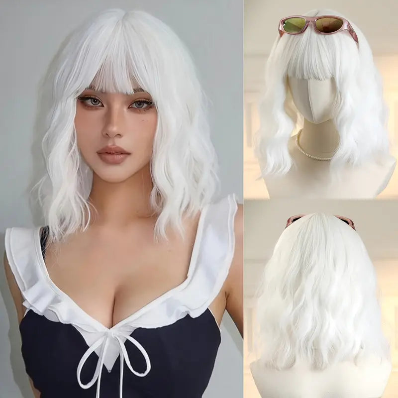 Chic Breathable Short Curly Wig for Women