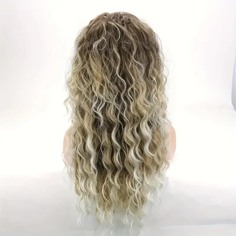 Elegant-Ombre-Curly-Wig-for-Women-26 Inch-Heat-Resistant-Synthetic-Hair