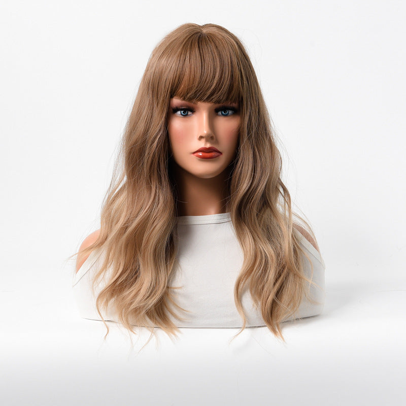 European and American Fashion Wig in Blonde and Brown