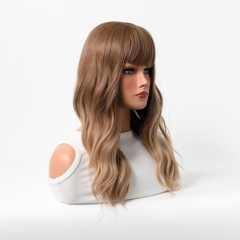 European and American Fashion Wig in Blonde and Brown