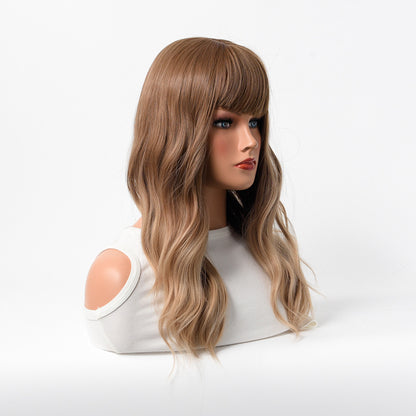 European and American Fashion Wig in Blonde and Brown