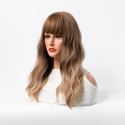 European and American Fashion Wig in Blonde and Brown