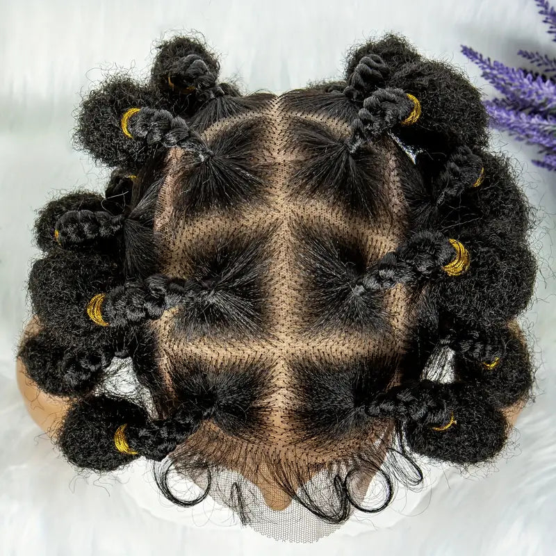 Full Double Lace Front Box Braided Wigs Knotless Cornrow Braids Lace Frontal Wig