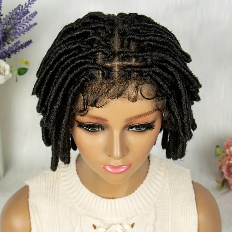 Full Double Lace Front Box Braided Wigs Knotless Cornrow