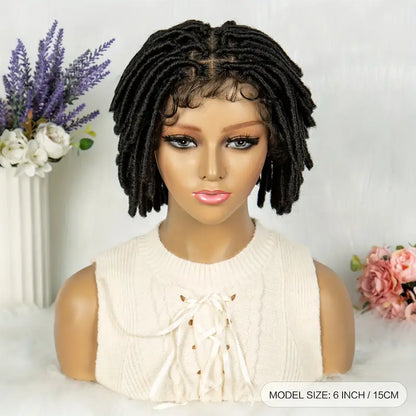 Full Double Lace Front Box Braided Wigs Knotless Cornrow