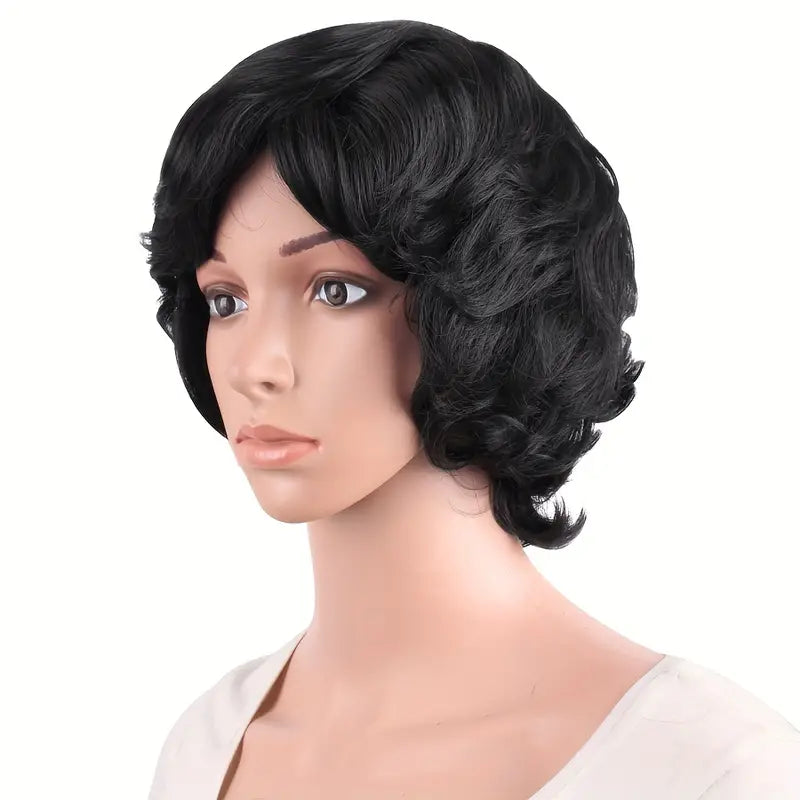 Special Elderly Short Curly Fashion Wig