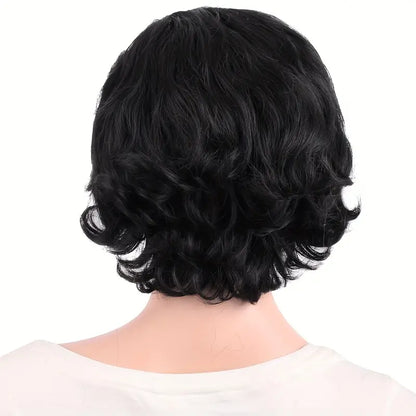 Special Elderly Short Curly Fashion Wig