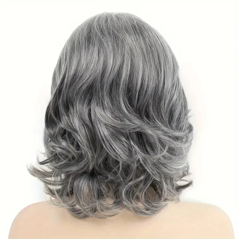 "Glamour Gray" Elegant Grey Wig for Women