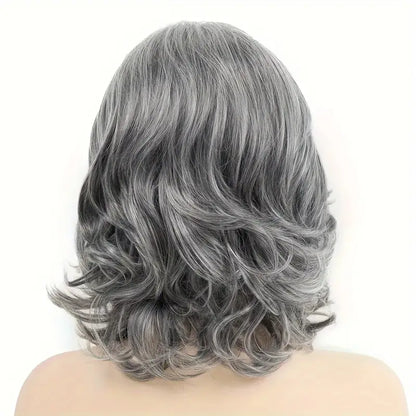 "Glamour Gray" Elegant Grey Wig for Women