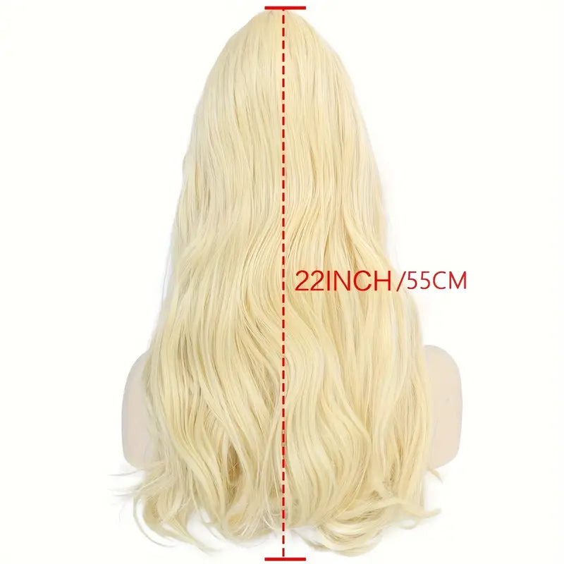 Long Wavy Blonde Big Bouffant Beehive Wig