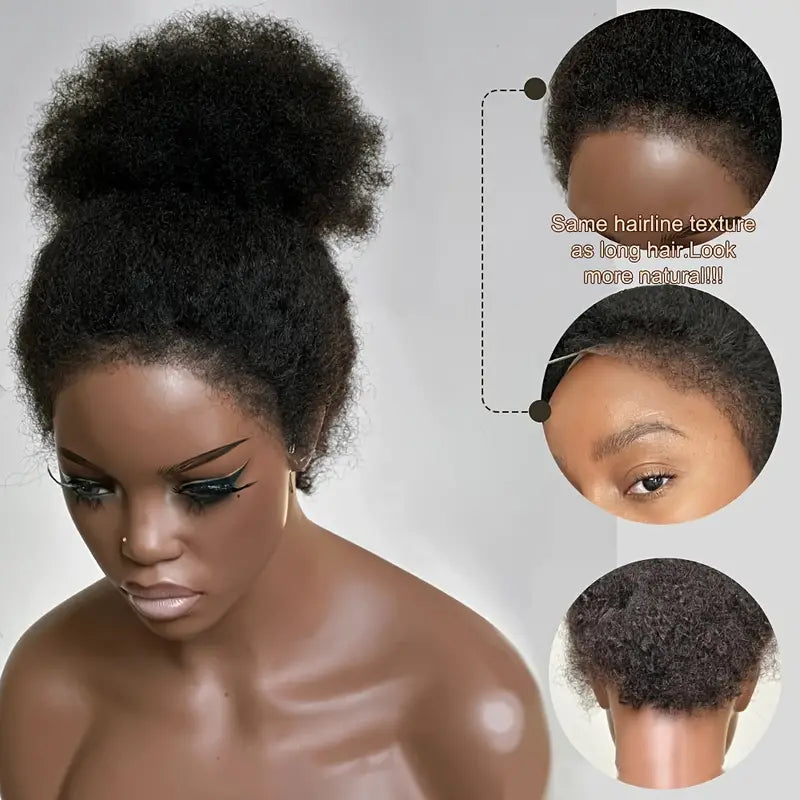 Luxurious 22" Afro Kinky Curly Lace Front Wig