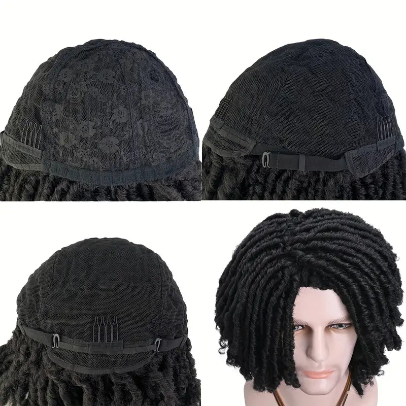 Men's Dreamlocks Crochet Wig - Synthetic Fried Dough Twists