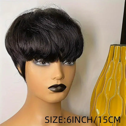 Pixie Cut Synthetic Wig - Short Layered Pixie Cut