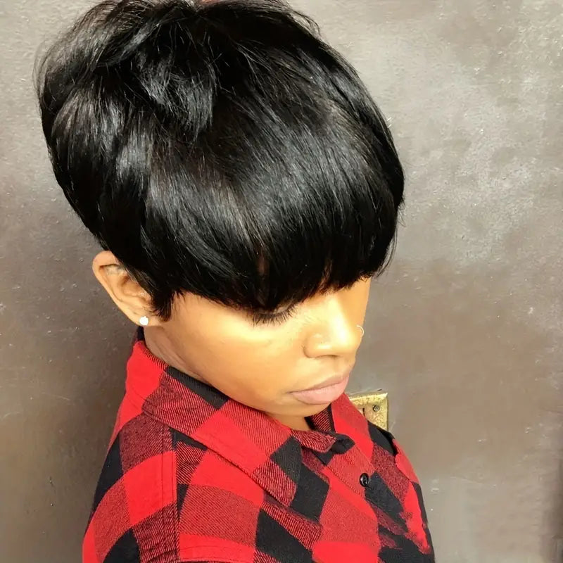 Pixie Cut Synthetic Wig - Short Layered Pixie Cut