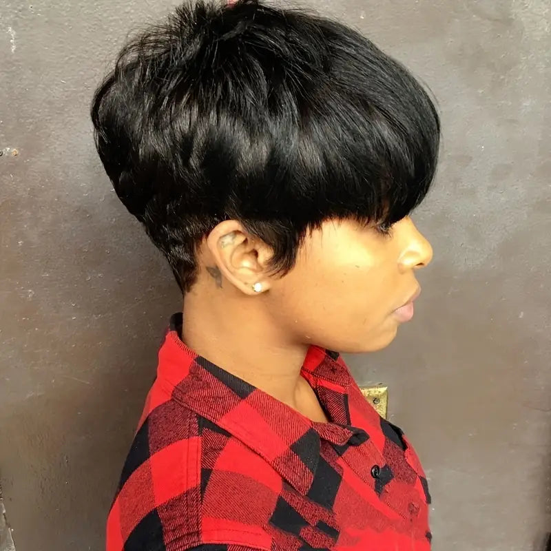 Pixie Cut Synthetic Wig - Short Layered Pixie Cut