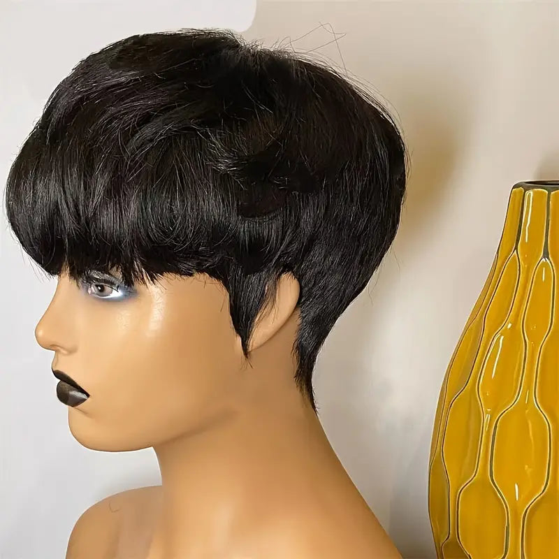 Pixie Cut Synthetic Wig - Short Layered Pixie Cut