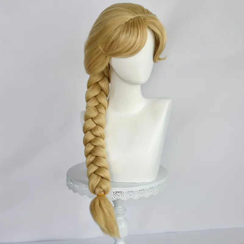 Rapunzel-Inspired Super Long Blonde Braid Wig