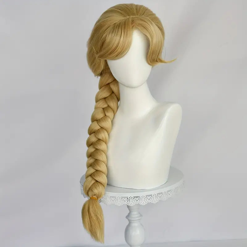 Rapunzel-Inspired Super Long Blonde Braid Wig