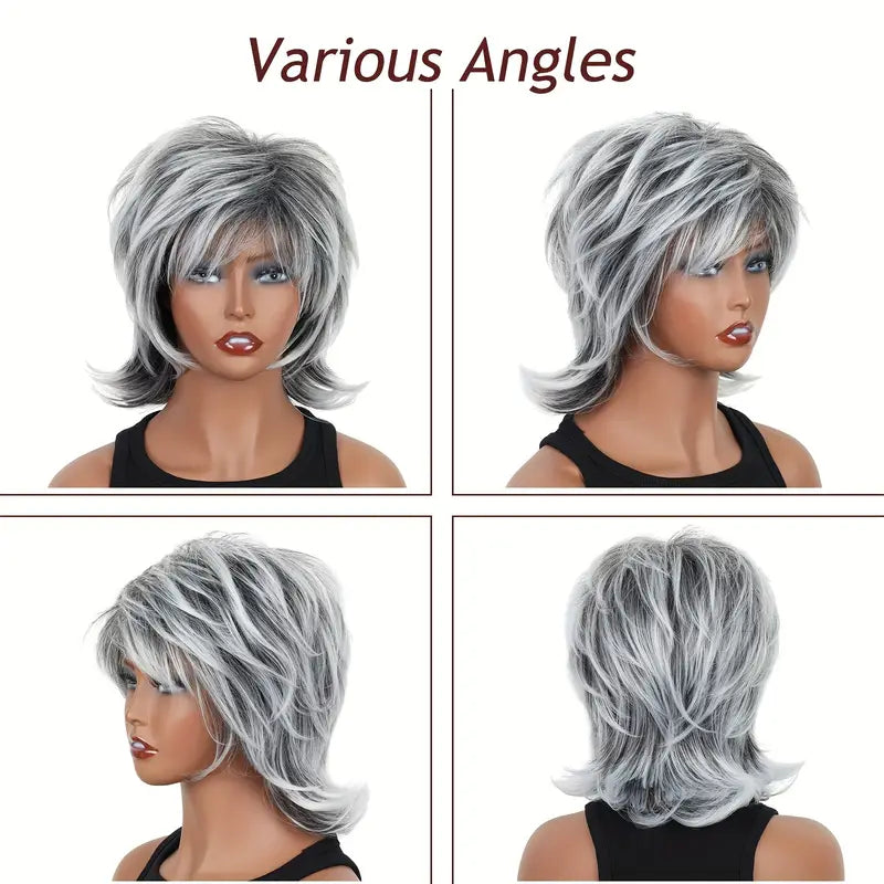 Short-Wig-Pixie-Cut-Wig-Shaggy-Layered-Fluffy-Gray-Mixed-Black