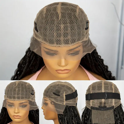 Synthetic Long Braided Hair Wigs - Boho Box Braid Style