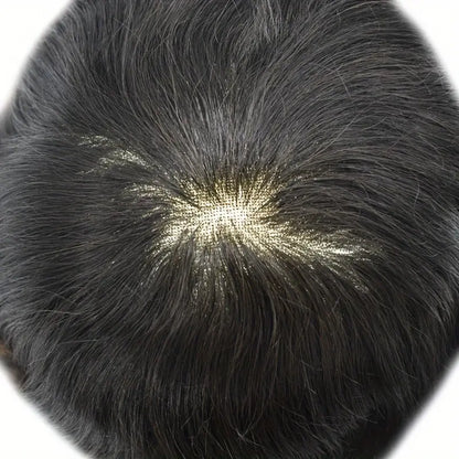 Toupee for Men Hair Replacement System - French Lace Front