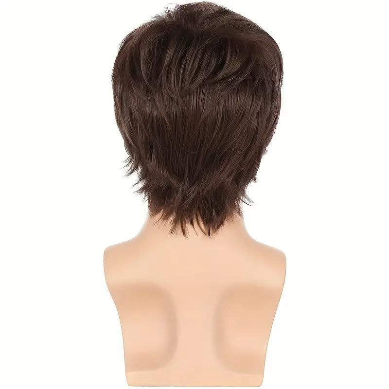 Unisex Short Curly Wave Wig