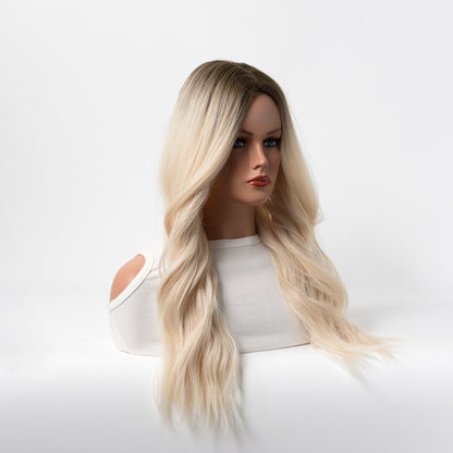 Wavy hair European and American wigs