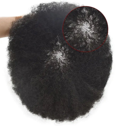 Weave Hair Unit Afro Curly Wave Toupee