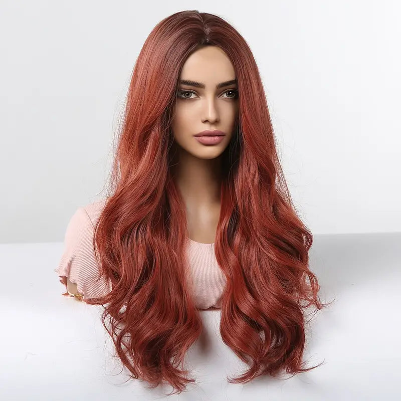 Women's-Glueless-Long-Curly-Claret-Wig-Synthetic