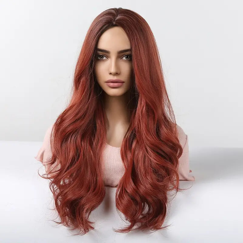 Women's-Glueless-Long-Curly-Claret-Wig-Synthetic