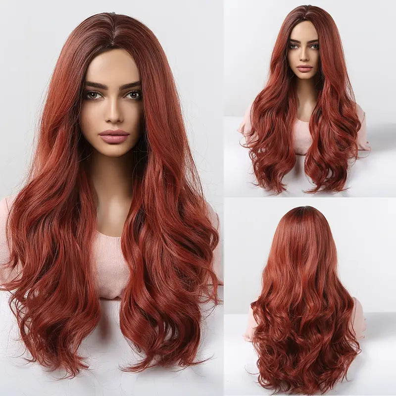 Women's-Glueless-Long-Curly-Claret-Wig-Synthetic